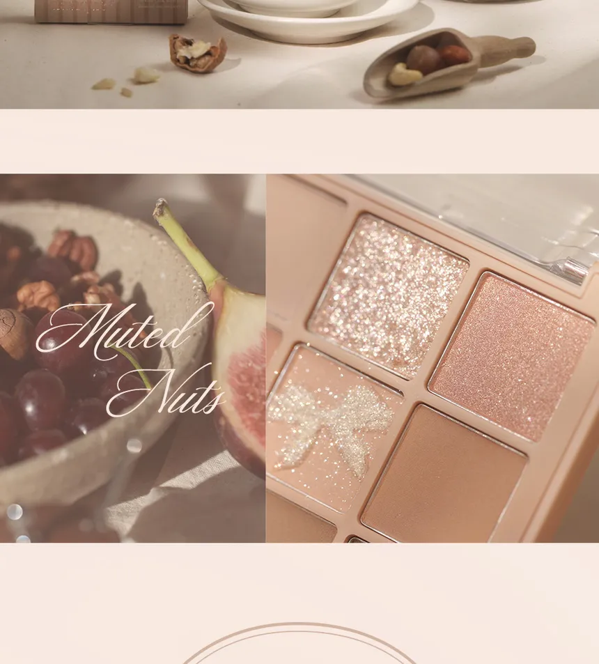 DASIQUE - PALETA DE SOMBRAS SHADOW PALETTE MUTED NUTS COLLECTION