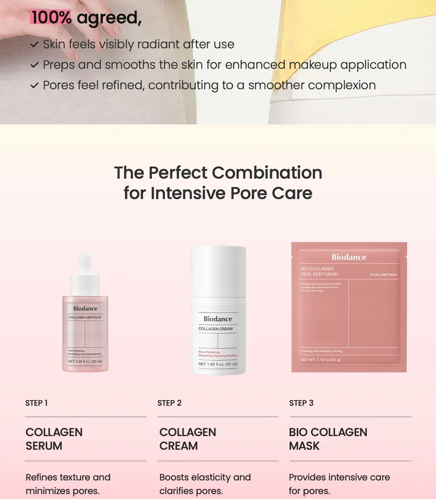 BIODANCE - SET DE MASCARILLAS FACIALES BIO COLLAGEN - REAL DEEP MASK SET